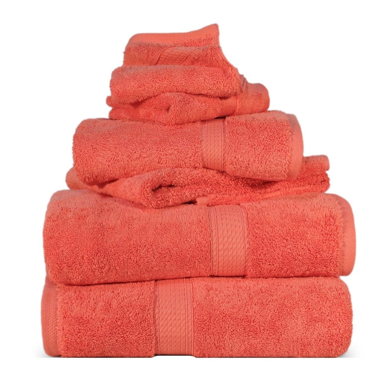 Superior Egyptian Cotton Pile Heavyweight 6-Piece Towel Set