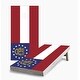 preview thumbnail 1 of 5, Georgia State Flag Cornhole Game (Choose Wraps or Boards) 2x4 Boards (24" x 48") - Include ALL Accessories