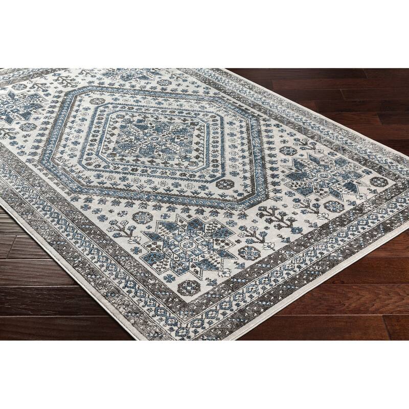 Livabliss Marvel Traditional Medallion Area Rug