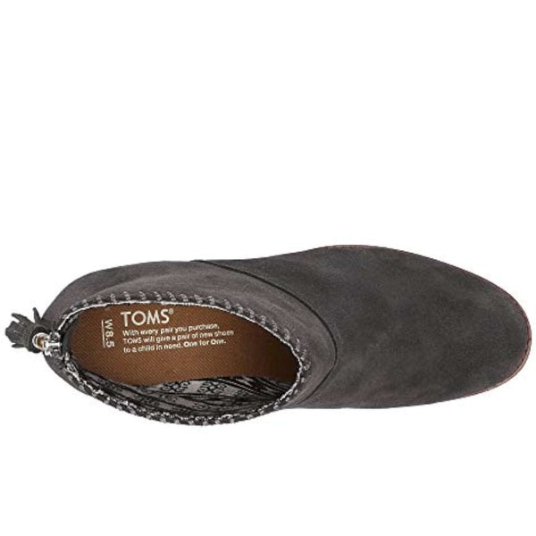 toms leila booties castlerock grey suede
