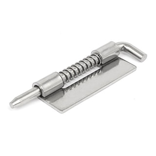 90mmx25mm 304 Stainless Steel Right Hand No Hole Spring Loaded Barrel ...