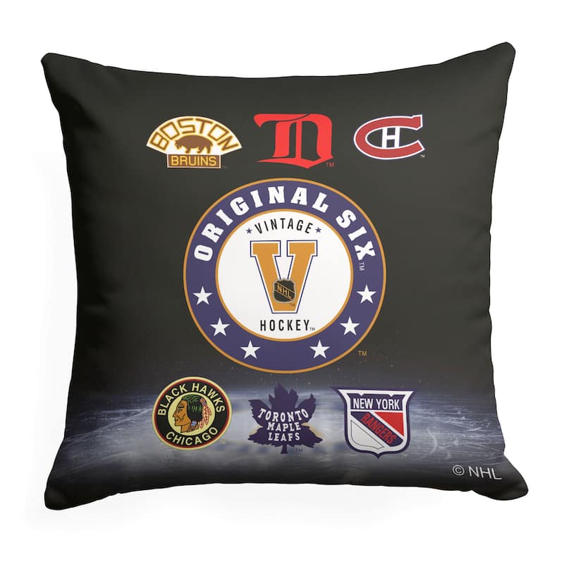 NHL First Six 18 Inch Throw Pillow