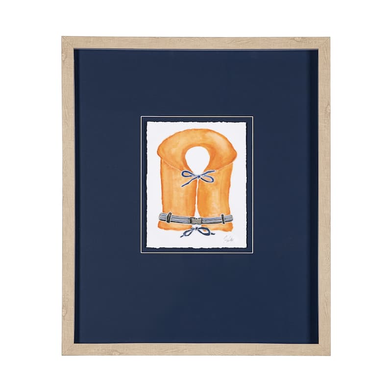 Lifejacket II Framed Art Print