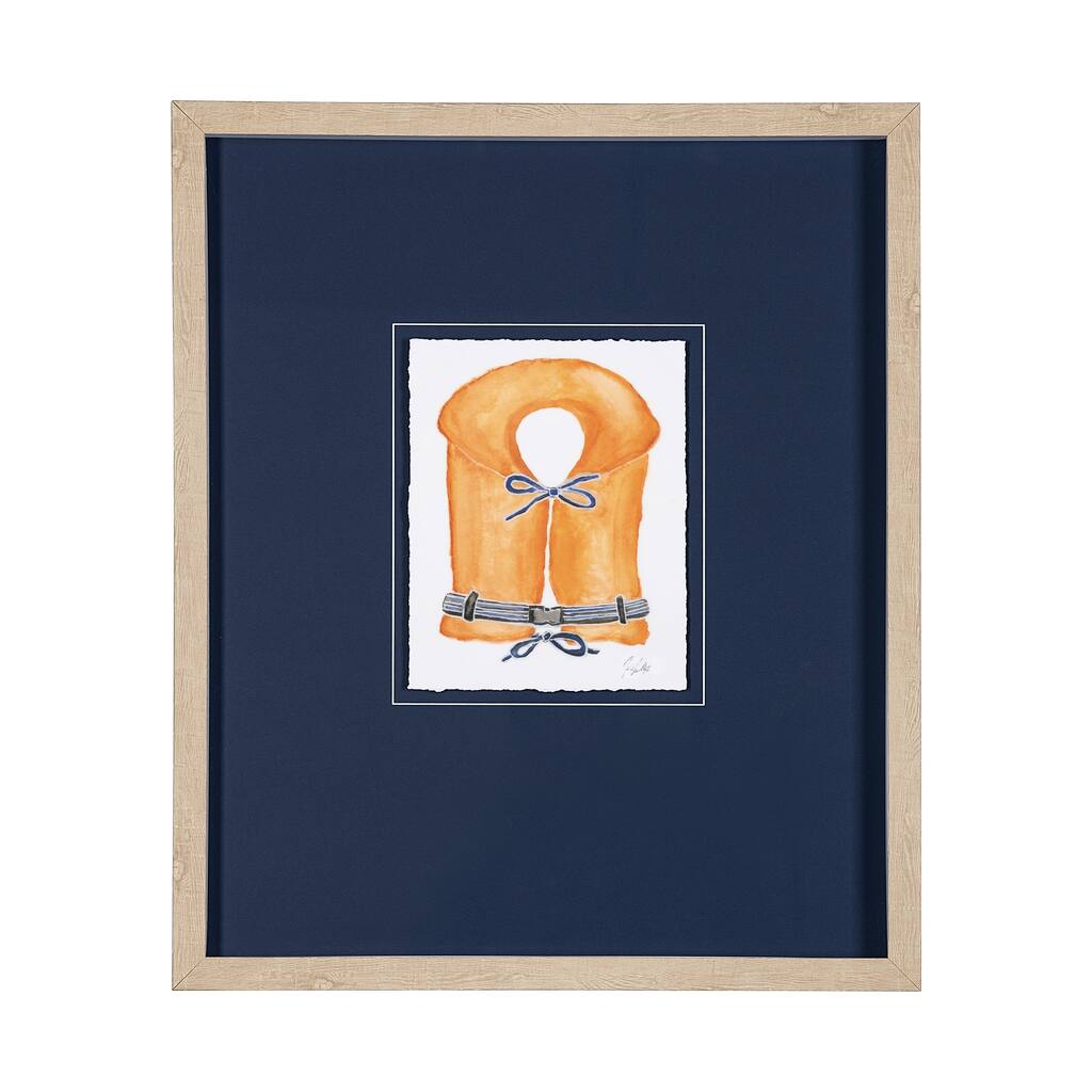 Lifejacket II Framed Art Print