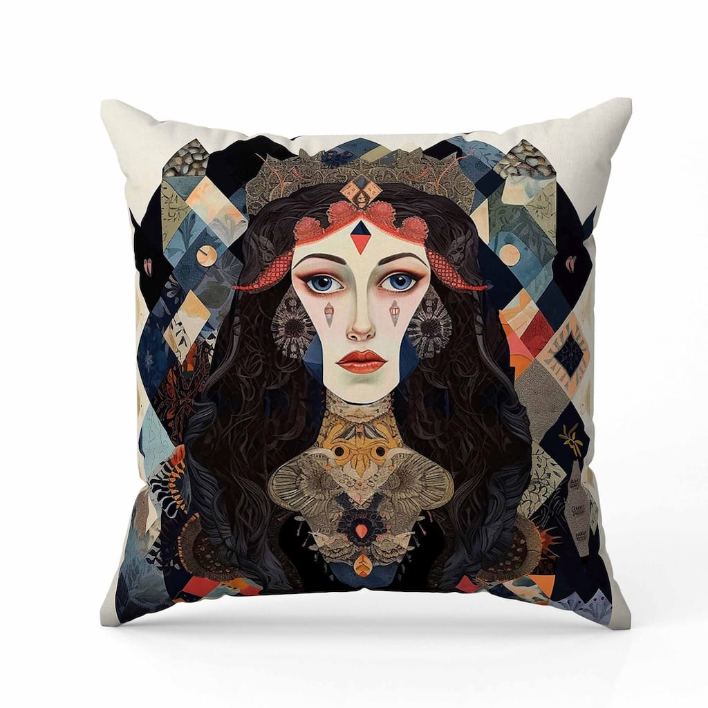 Supreme Serenity Indoor/Outdoor Reversible Throw Pillow Multi
