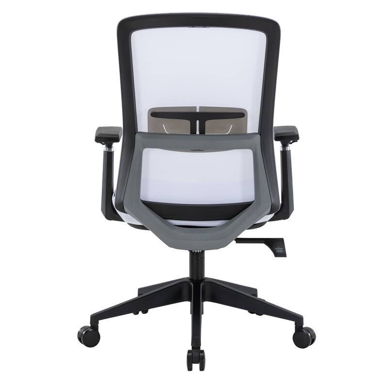 Ingram Contemporary Ergonomic Mesh Office Chair - Adjustable Height & Armrests, Mid-Back Swivel Desk Chair for Home Office