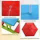 preview thumbnail 2 of 3, Kids Picnic Table, Kids Indoor & Outdoor Table and Bench Set with Removable Foldable Umbrella, for Patio, Backyard, Plastic