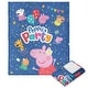preview thumbnail 24 of 63, Hasbro Peppa Pig Silk Touch Throw Blanket 50" x 60" - Peppa's Party