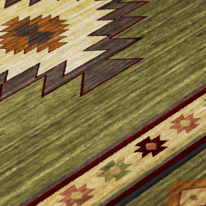 Indoor/ Outdoor Sonora Global Traditional Washable Rug