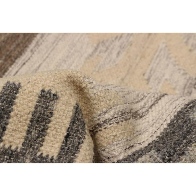 Ankara FW Khaki Kilim 5'2" x 7'11" - 5'2 x 7'11