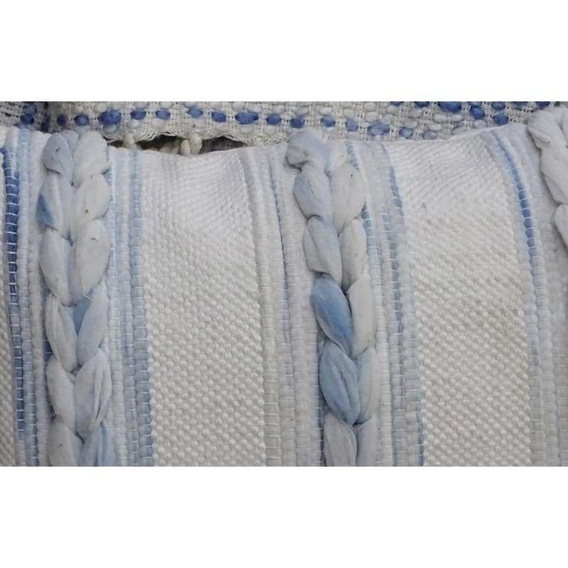 Vibhsa Handwoven 14"X 24" Modern Throw Pillow