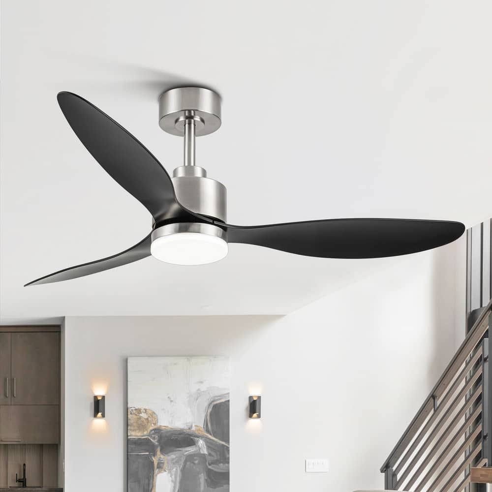 52 Inch LED Ceiling Fan with Lights Remote(3-Blade)