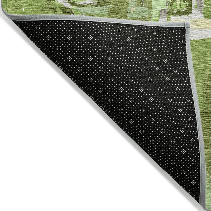 Machine Washable Indoor/ Outdoor Chantille Contemporary Rug