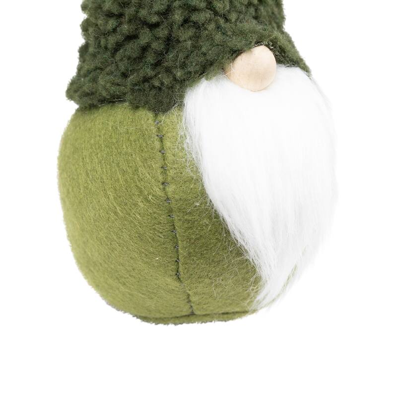 Plush Gnome Hanging Christmas Ornaments - 6.75" - Multi-Color - Set of 6