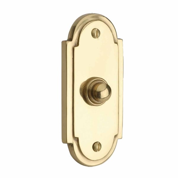 Colonial Brass Push Button Door Bell 4 H | Renovator's Supply