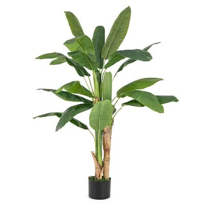 Gymax 5.3 FT Tall Bird of Paradise Artificial Plant Large Fake - See Details