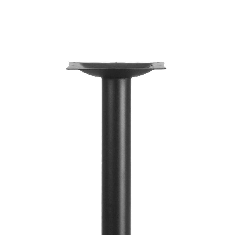 30" x 30" Restaurant Table X-Base with 3" Dia. Table Height Column - 30"D x 30"W x 28"H
