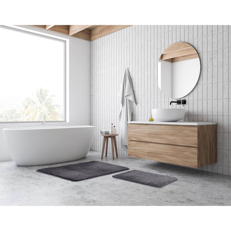 Camden High Pile 2-piece Bath Rug Mat set