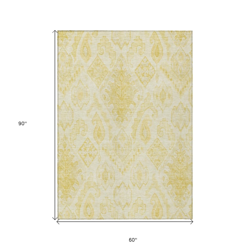 HomeRoots Moroccan Transitional Rectangle Outdoor Rug