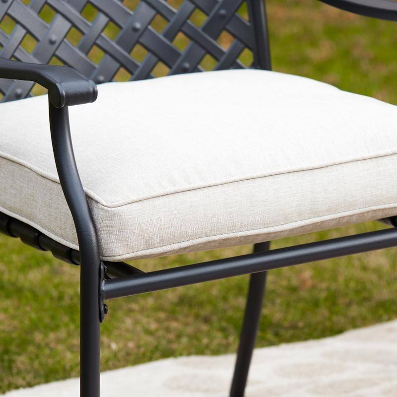 Patio Festival Outdoor Metal Dining Chair (Set of 4)