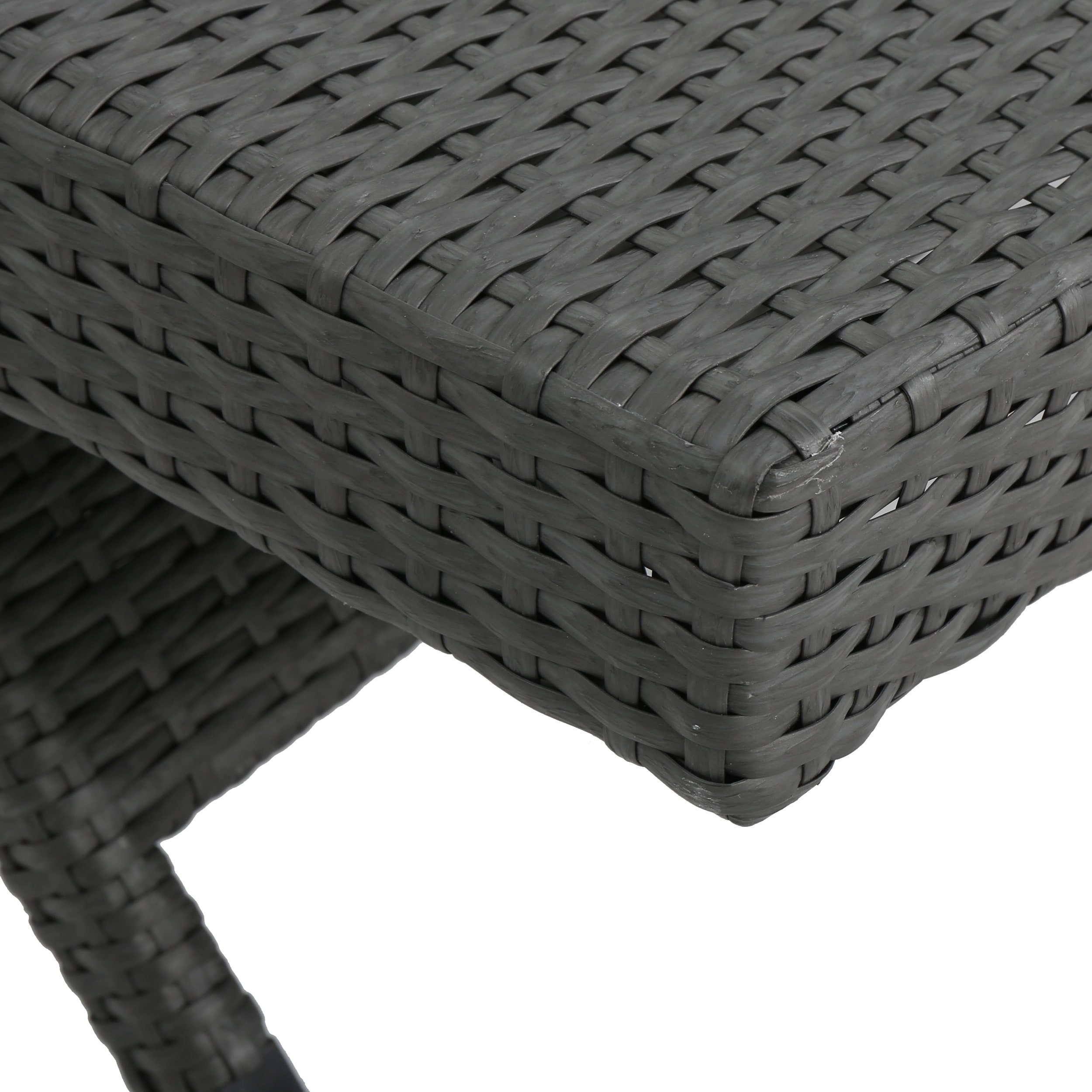 Salem Outdoor Grey Wicker Chaise Lounge Chair  by-image