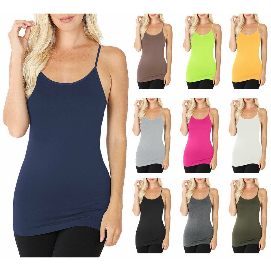 long spandex tank tops