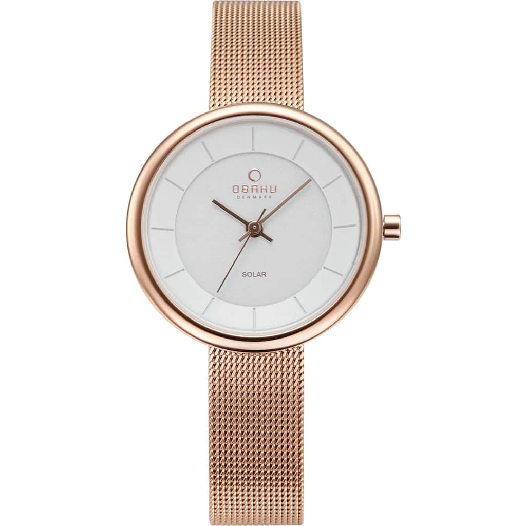 Obaku Women's Lys White Dial Watch - V206LRVWMV - 6 (36)