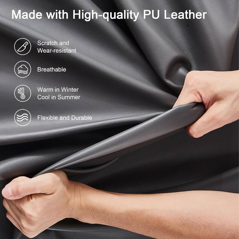 VECELO Black PU Leather Storage Bench 2 Styles with 4-Leg/Angled Legs Multifunctional Ottoman with Hinged Lid for Bedroom