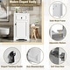 preview thumbnail 48 of 139, GDFStudio - Lisa 20" Freestanding Bathroom Vanity with Ceramic Sink, Soft-Close Door & Storage Rack
