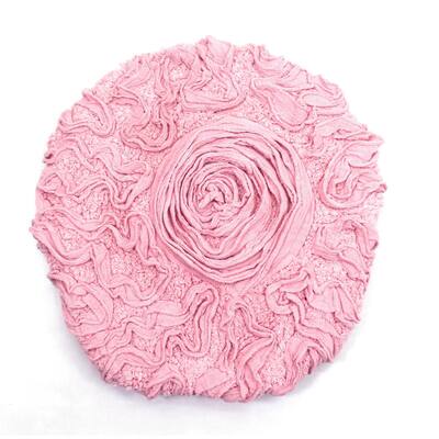 Home Weavers Bellflower Collection Absorbent Cotton Machine Washable Lid Cover 18"x18"