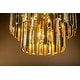 preview thumbnail 4 of 10, 9/10-Light Luxury Stainless Steel Chandelier with Crystal Accents