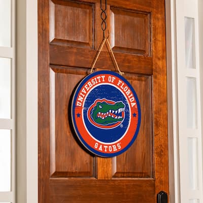University of Florida Wooden Door Decor Wall Sign - Multi-Color
