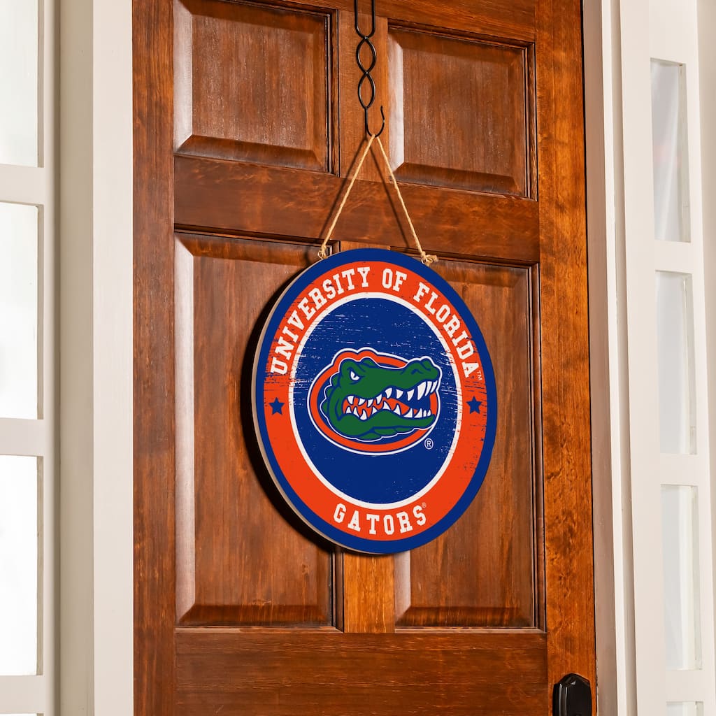 University of Florida Wooden Door Decor Wall Sign - Multi-Color