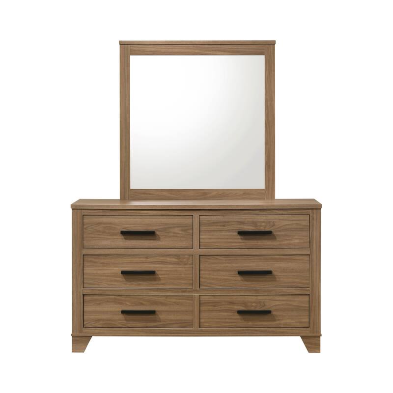 Furniture of America Nyess Modern Chestnut Brown 6-Piece Wood Kids Bedroom Set