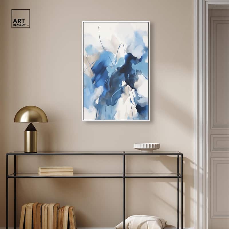 Fleur Bleue I Canvas by Art Remedy