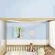 preview thumbnail 28 of 29, Full Size Canopy Frame Floor Bed with Fence,Guardrails