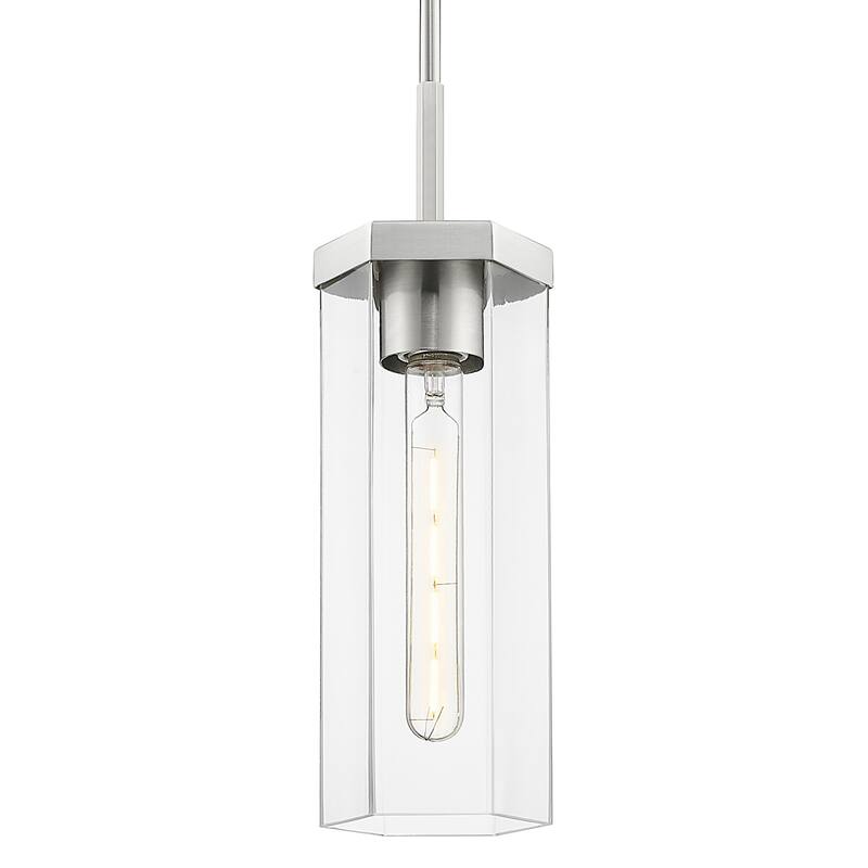 Innovations Lighting 463-1S-G463-12CL Blakeley 5" Wide Mini Pendant - Satin Nickel