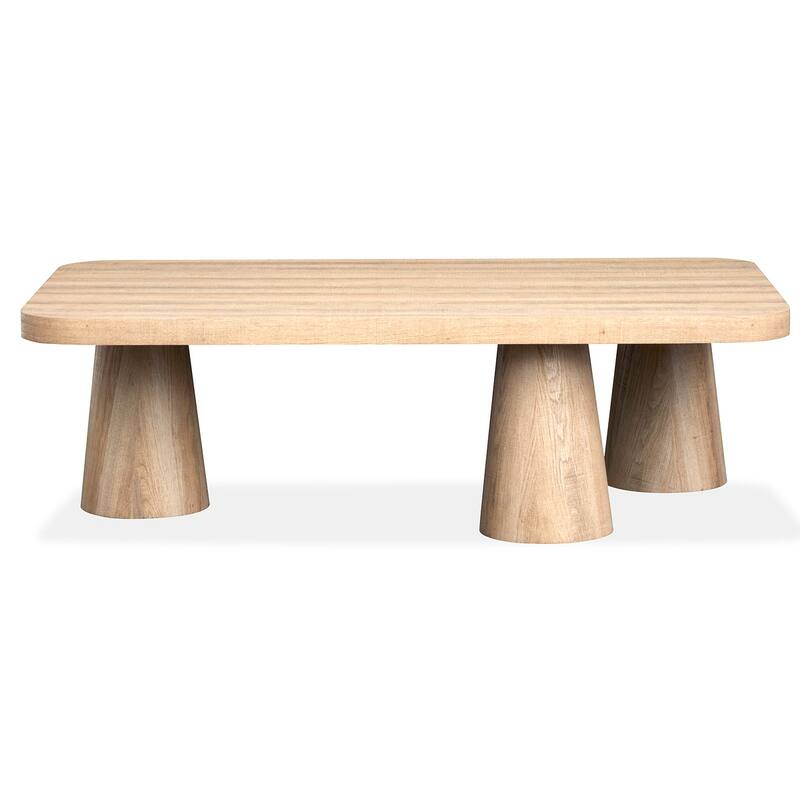 Magnussen Home Lanfer Peanut Rectangular Cocktail Table - 58''W x 34''D x 18''H