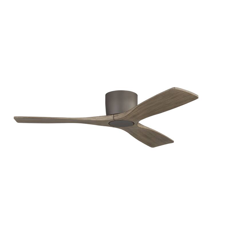48Inch 3Blade Dc Motor Indoor Flush Mount Ceiling Fan With Remote