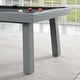 preview thumbnail 48 of 52, Newport Outdoor Patio 7ft Slate Pool Table Dining Set with 2 Benches & Accessories, Cement Finish