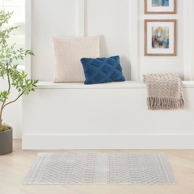 Nourison Astra Machine Washable Moroccan Area Rug