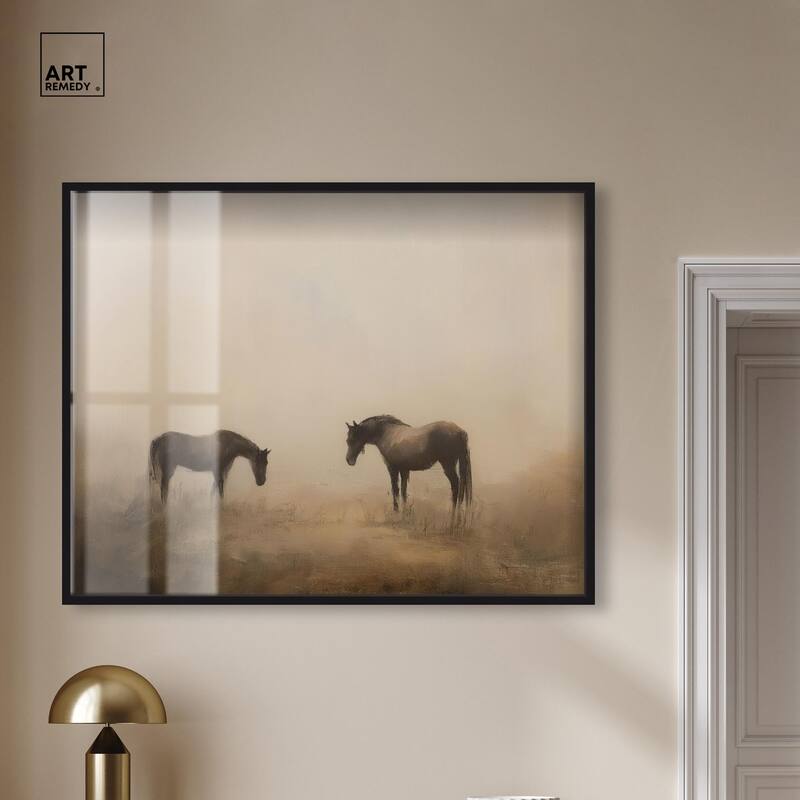 Equine Duo II Shadowbox by Art Remedy