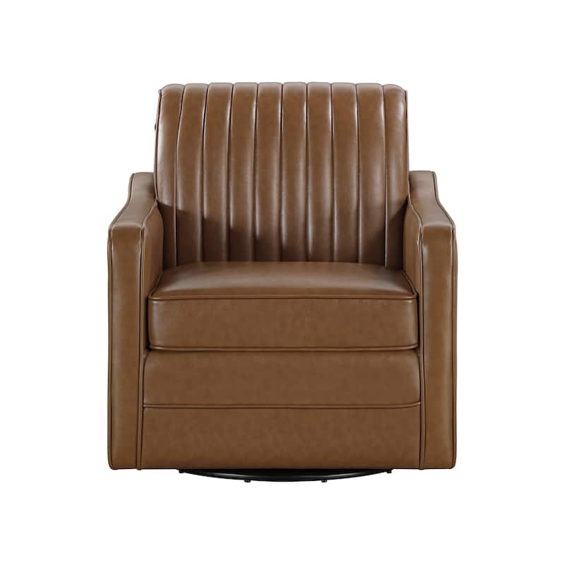 Seroa Faux Leather Swivel Chair