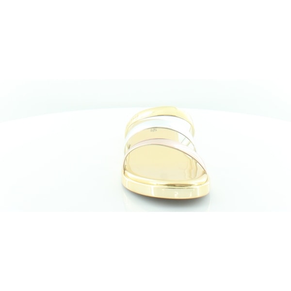 michael kors slides womens gold