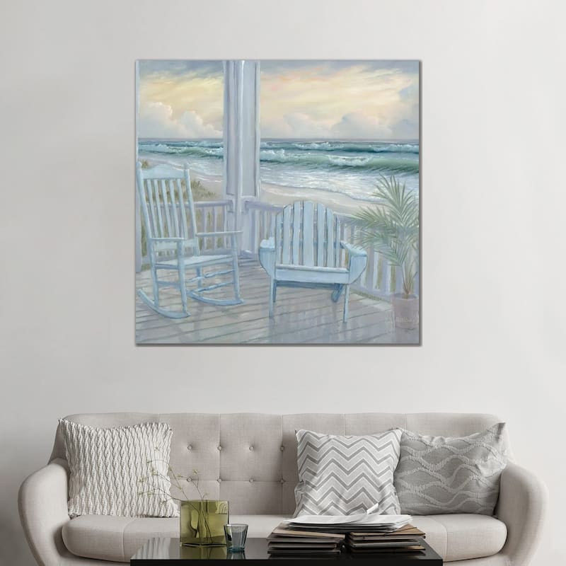 iCanvas "Coastal Porch II" by Georgia Janisse Canvas Print