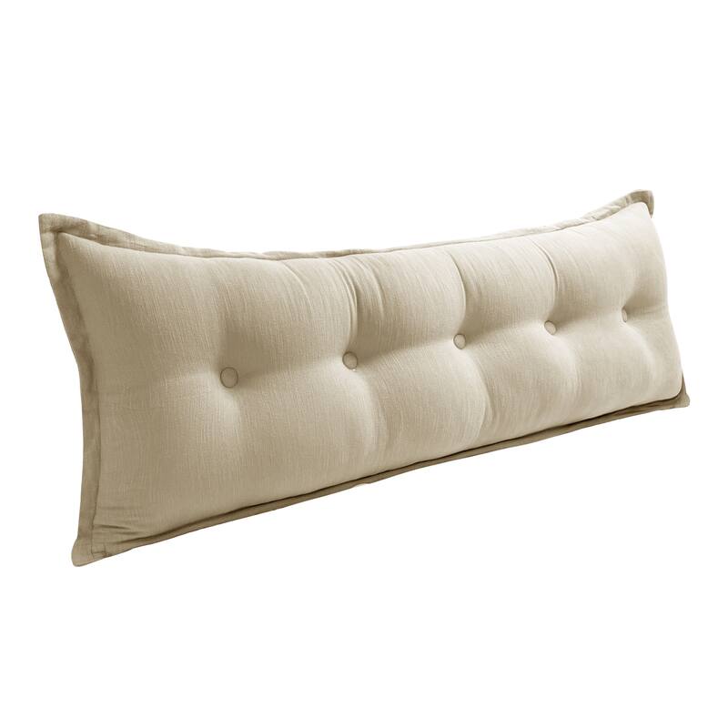 WOWMAX Headboard Pillow Bed Rest Body Pillow Back Support Reading