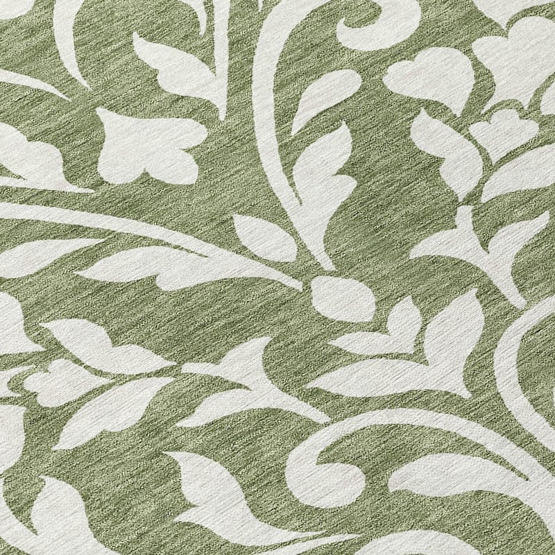 Machine Washable Indoor/ Outdoor Chantille Traditional Rug