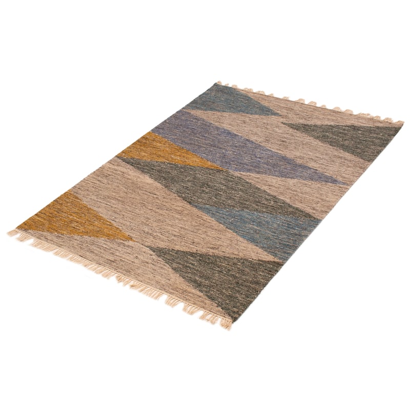 Ankara FW Taupe Kilim 5'4" x 7'6" - 5'4 x 7'6