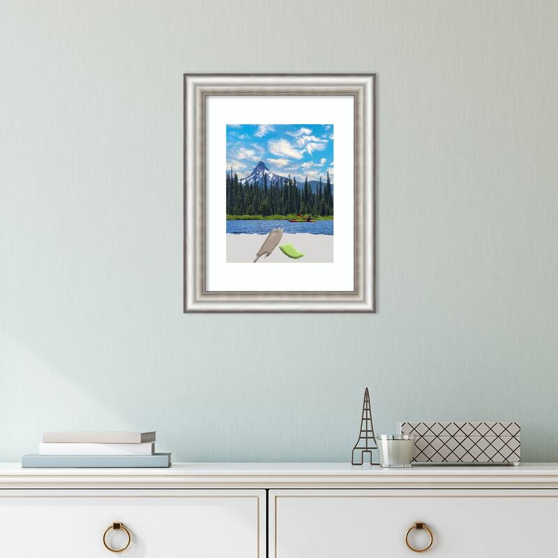 Salon Silver Narrow Picture Frame, Photo Frame, Artwork Frame