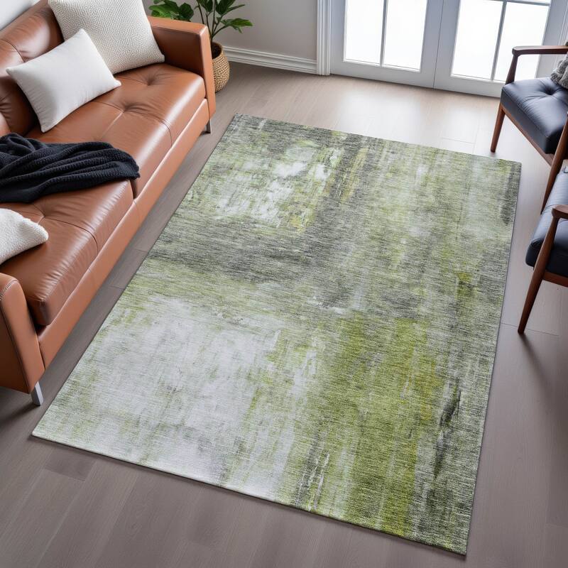 Premium Washable Super Soft Modern Watercolor Mayfield Rug
